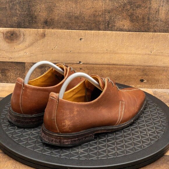 COLE HAAN AIR MENS DRESS SHOES SPLIT TOE BROWN LEATHER BUSINESS CASUAL SIZE 8M - Picture 8 of 9